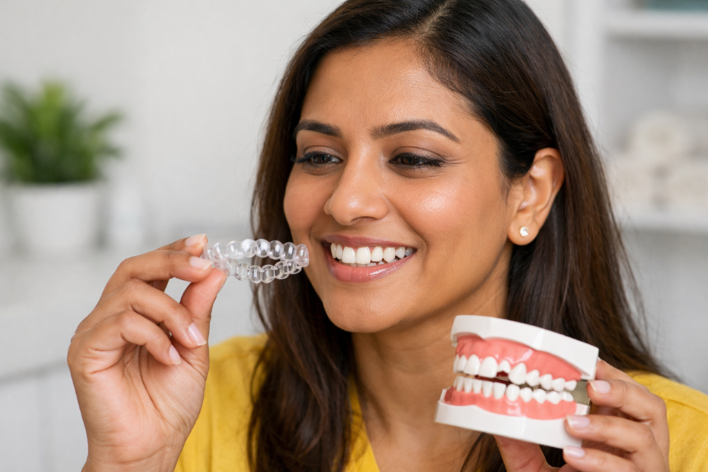 Find out if invisible braces are a good choice if you have dental crowns with expert orthodontic guidance