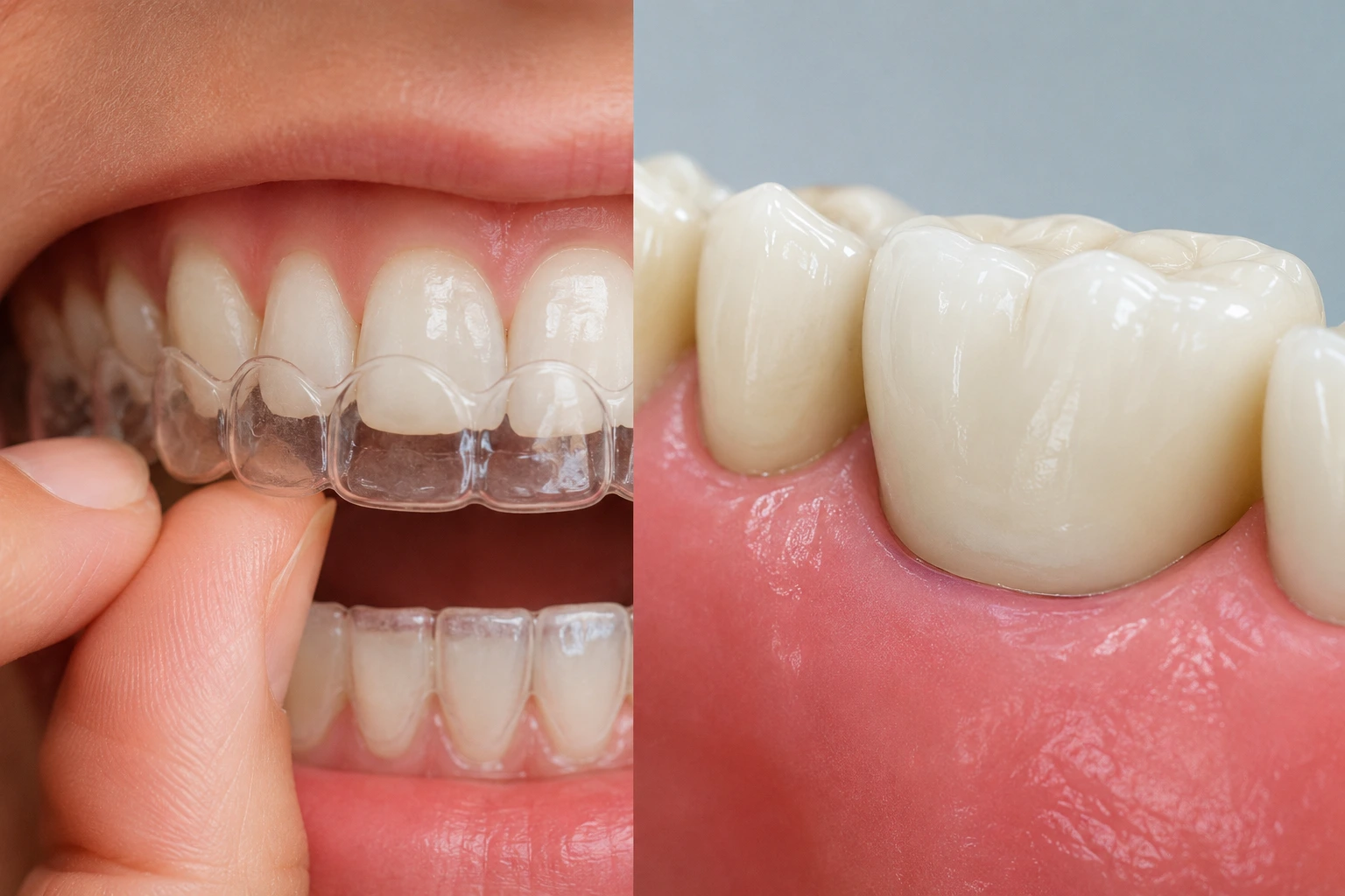 Can You Wear Invisible Braces with Crowns or Caps? A Complete Guide